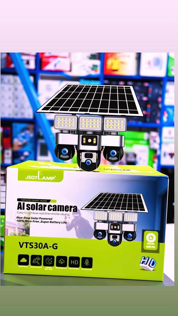 🔥JsotLamp🔥 3 Lens 4G simcard  mobile humanoid detection
