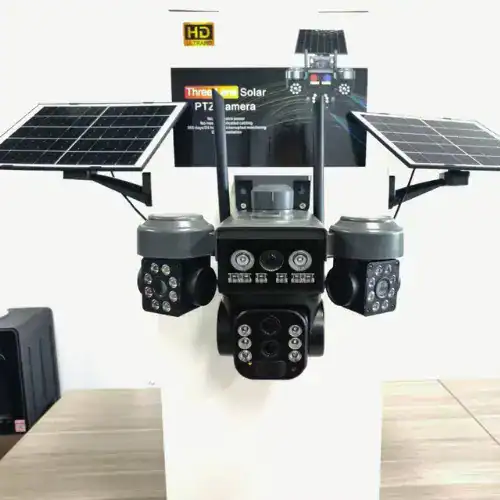 Triple-Lens Solar PTZ Cameras