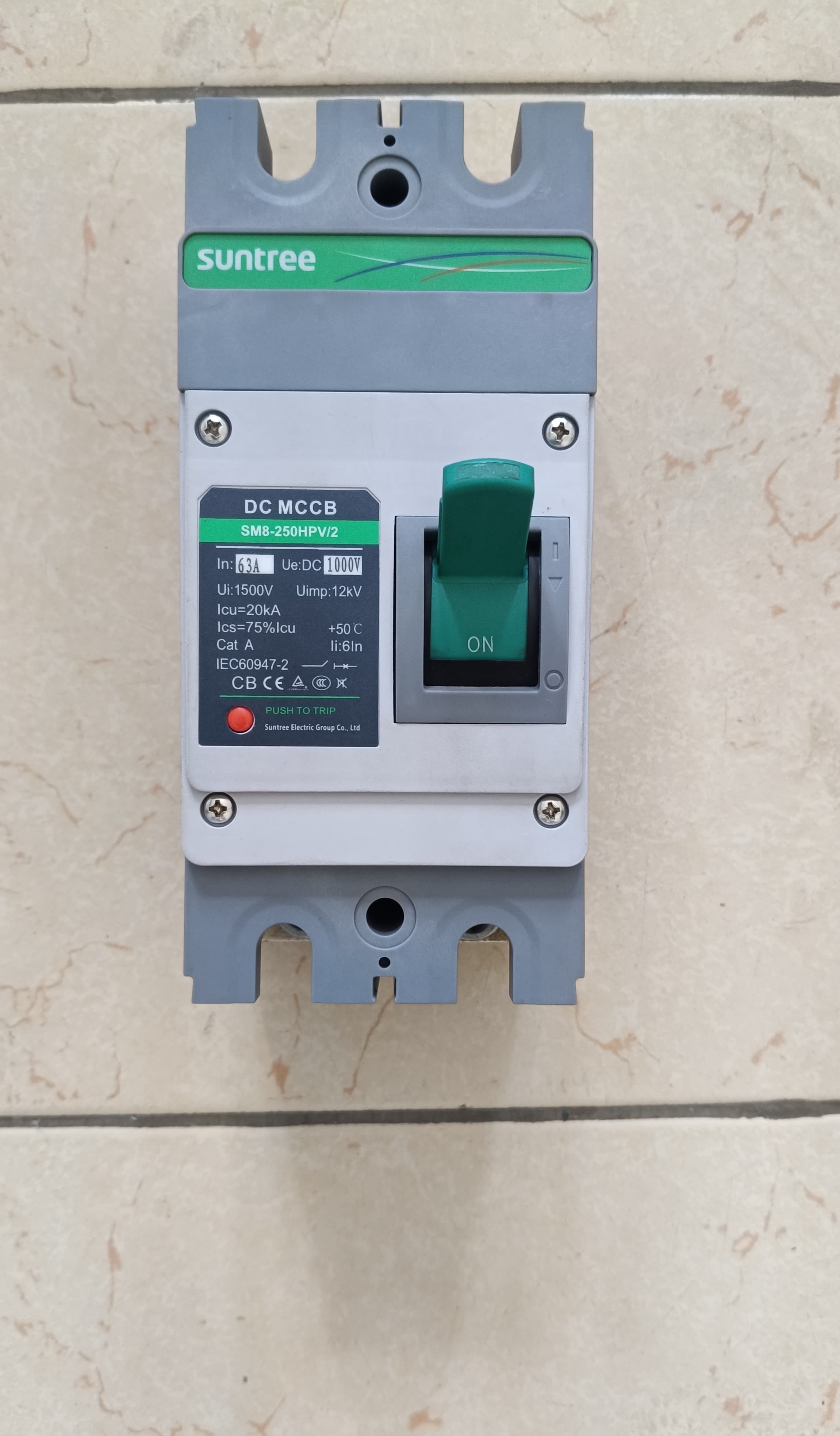 Suntree DC MCCB 63A DC 1000V